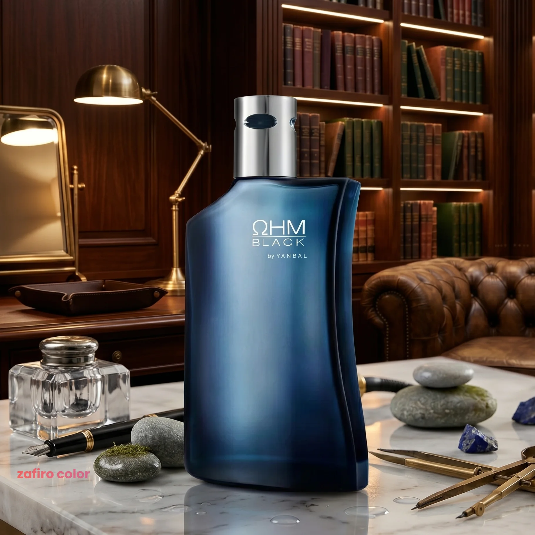 Perfume Yanbal Ohm de alta concentración para hombre - Zafiro Color VMT