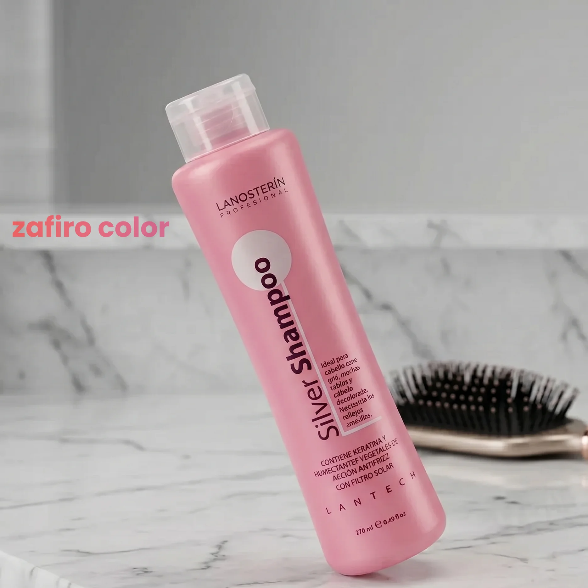 Shampoo matizador Lanosterin Silver Shampoo - Cuidado capilar en José Gálvez