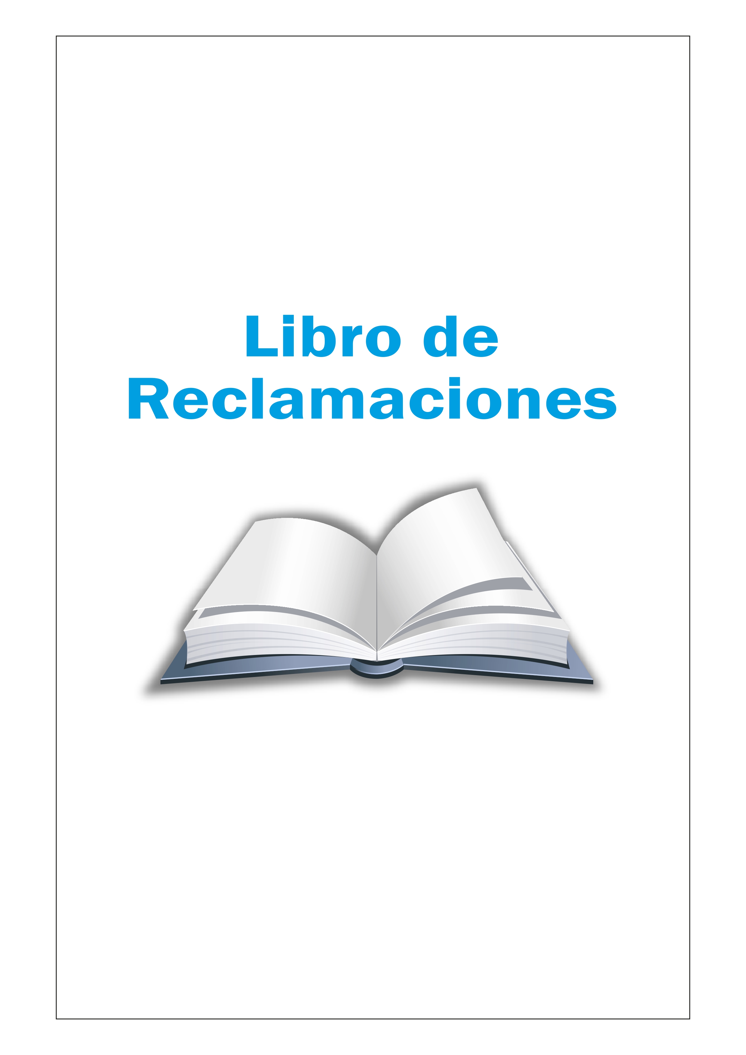 Libro de reclamaciones oficial de la tienda Zafiro Color